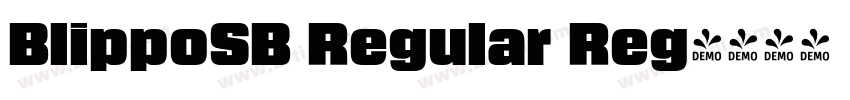 BlippoSB Regular Reg字体转换